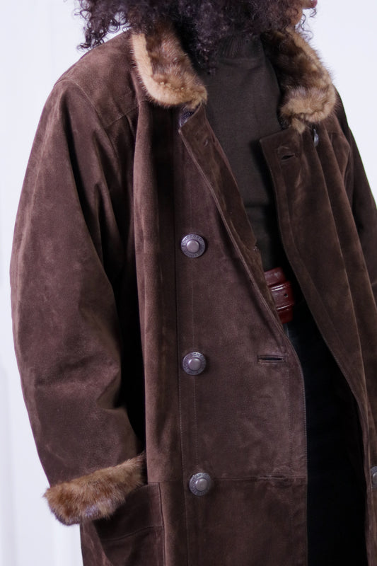 Jean Louis Sherrer manteau en daim