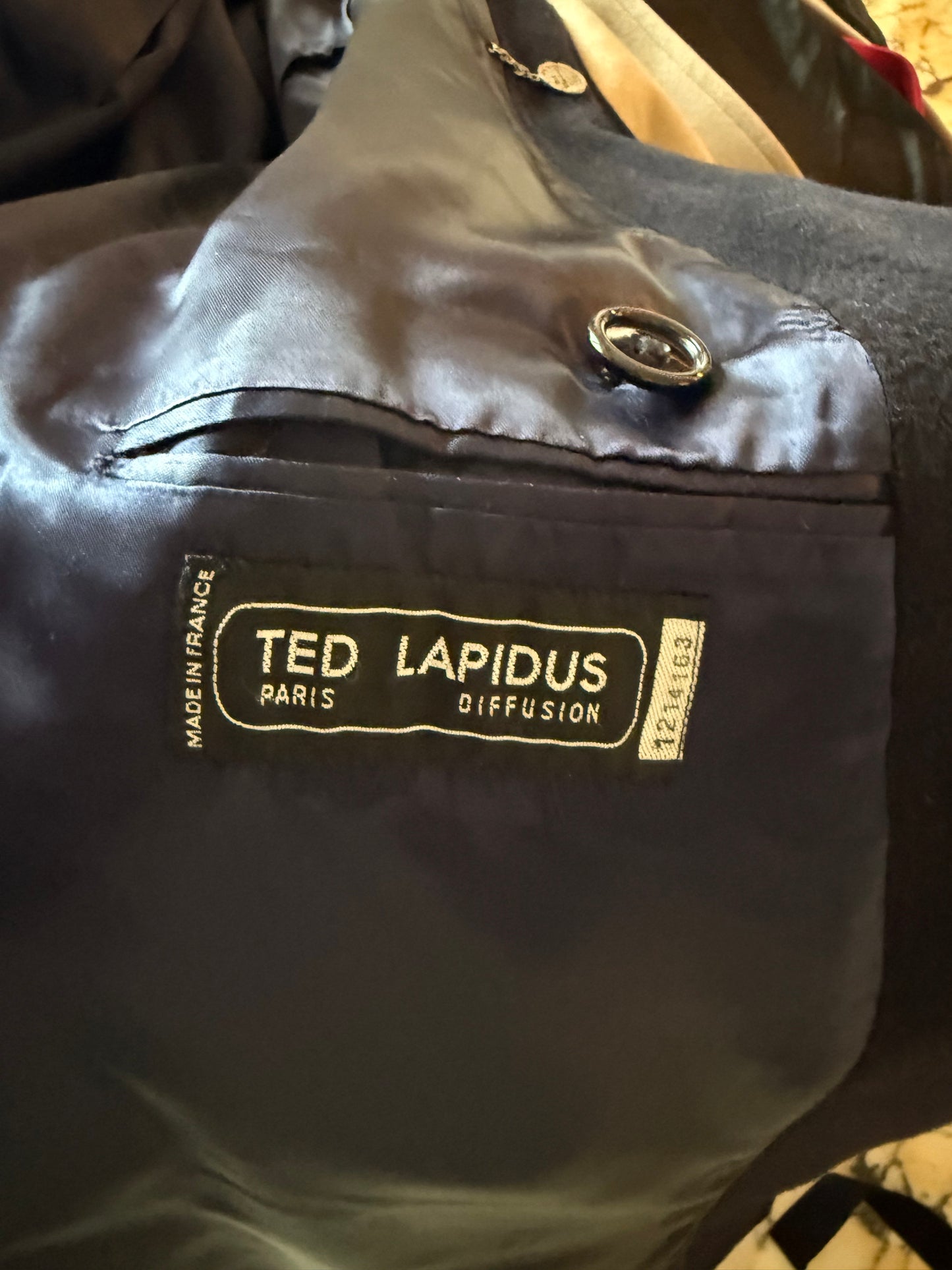 Ted Lapidus manteau en laine