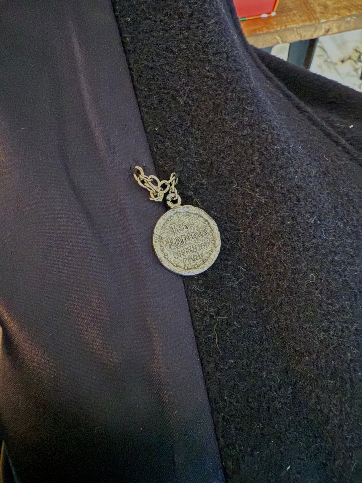 Ted Lapidus manteau en laine