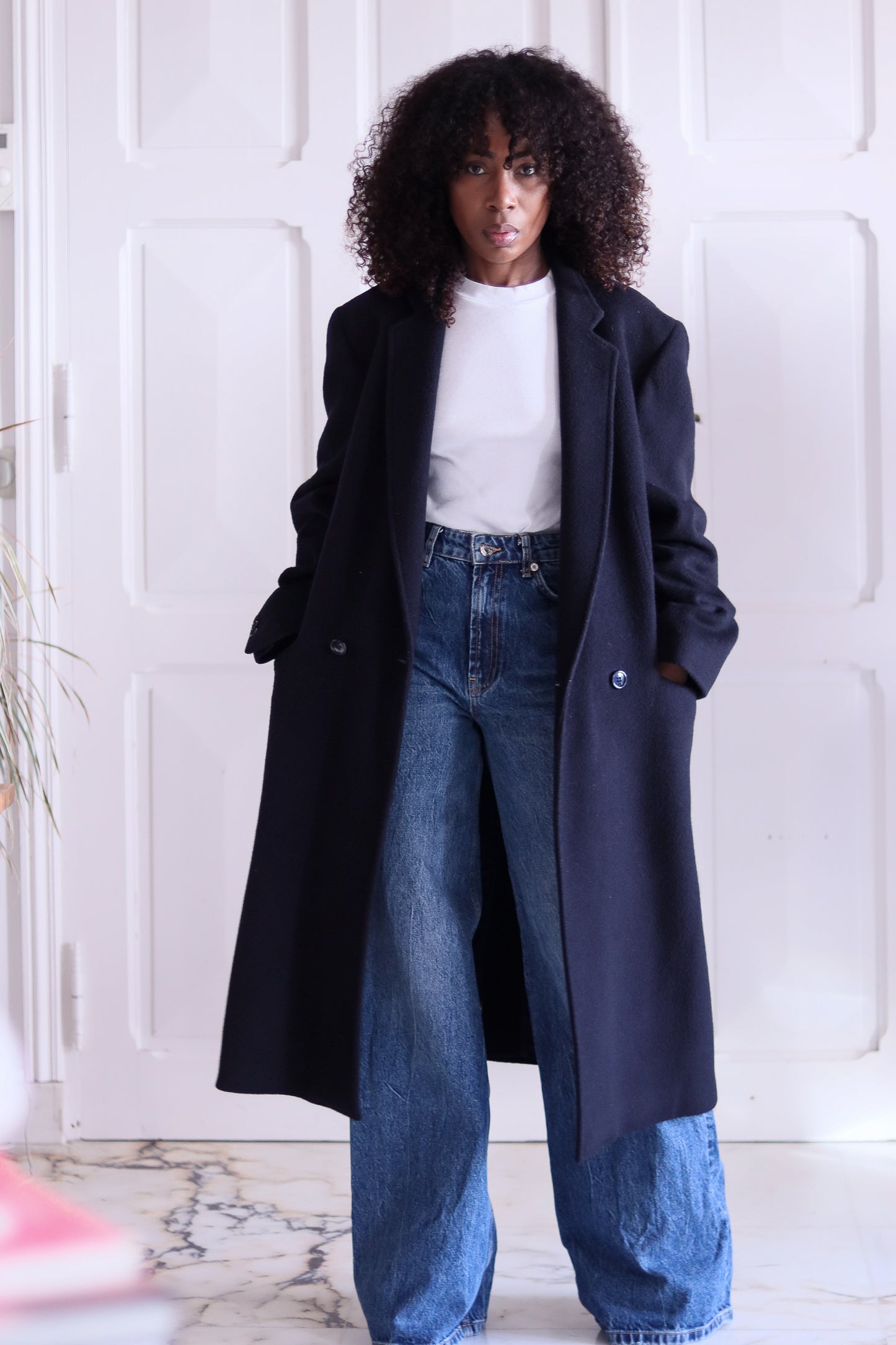 Ted Lapidus manteau en laine