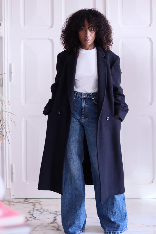 Ted Lapidus manteau en laine