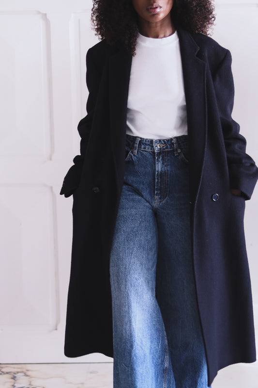 Ted Lapidus manteau en laine