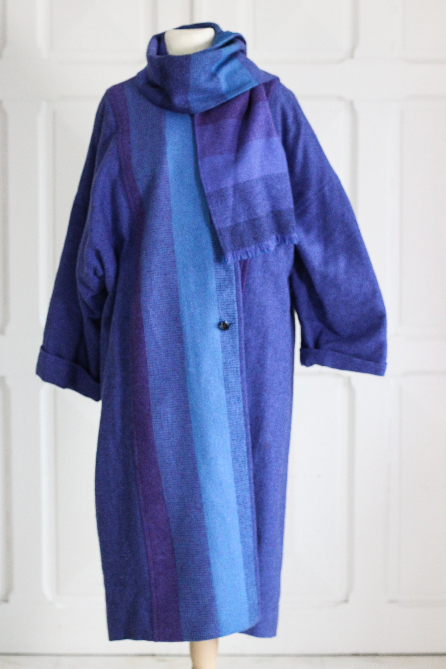 Fait main manteau en laine