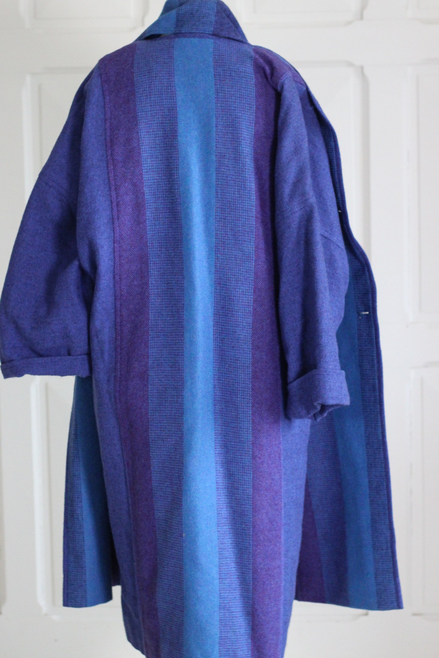 Fait main manteau en laine
