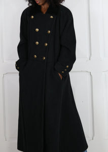 Svenska Amerika Linien manteau Cachemire et laine