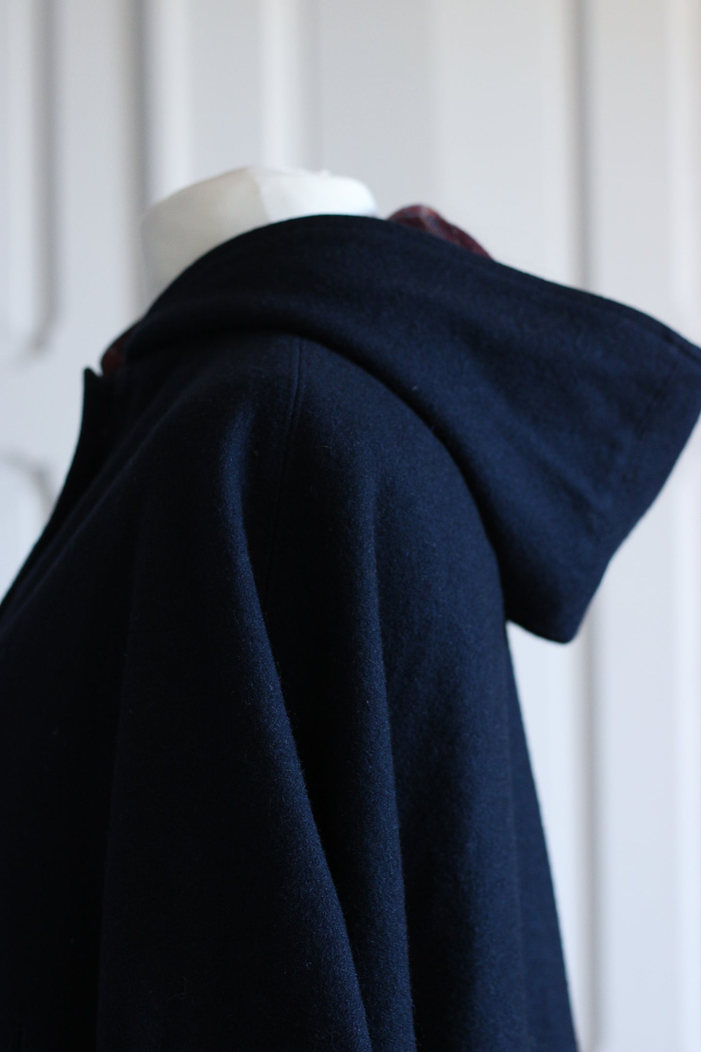 Fait main manteau cape avec capuche