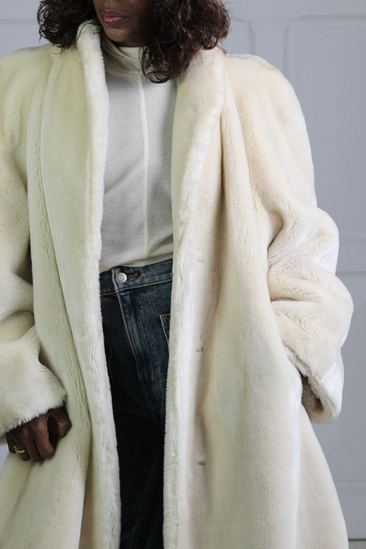 Fausse fourrure manteau made in France