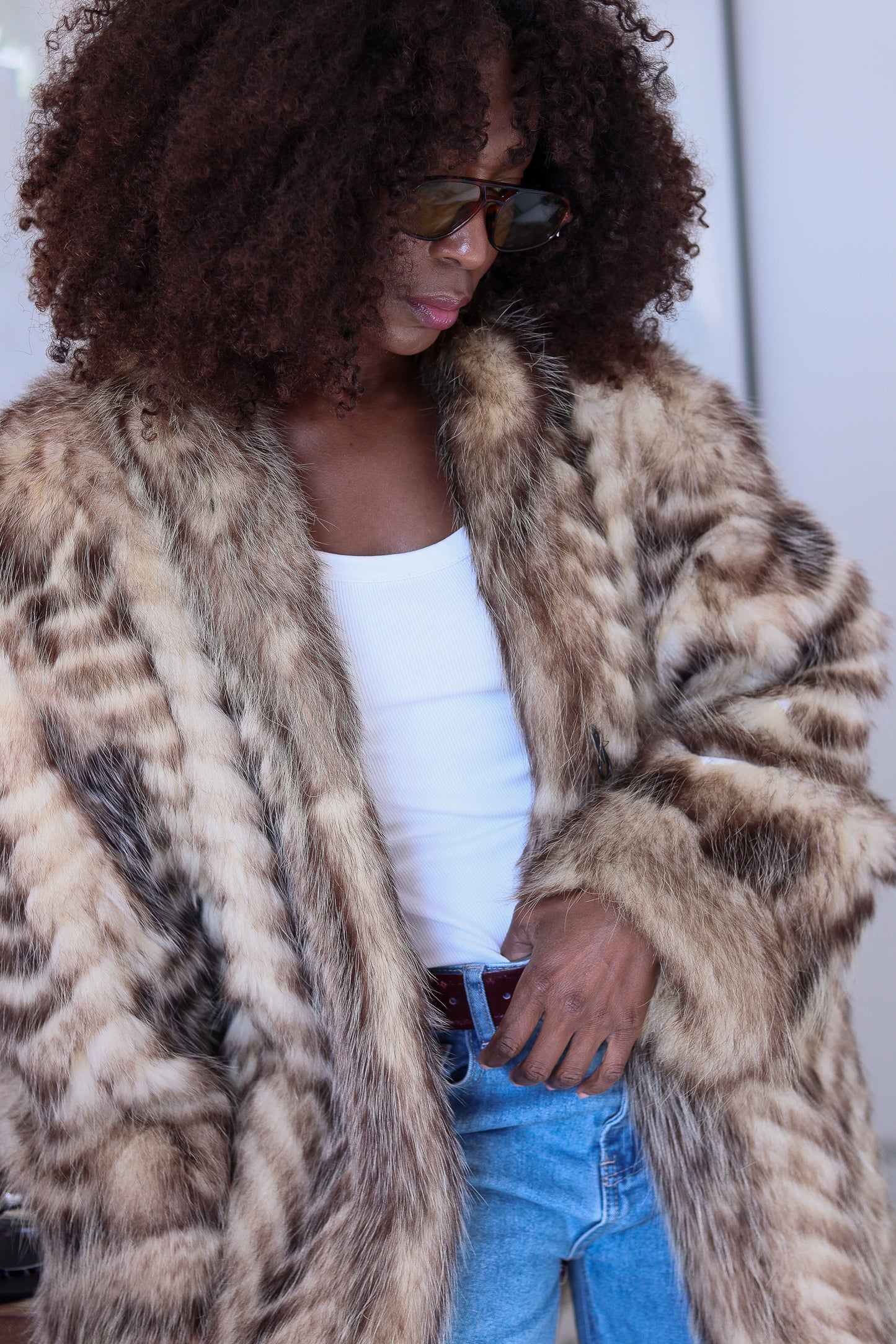 Felini manteau fourrure Mulhouse