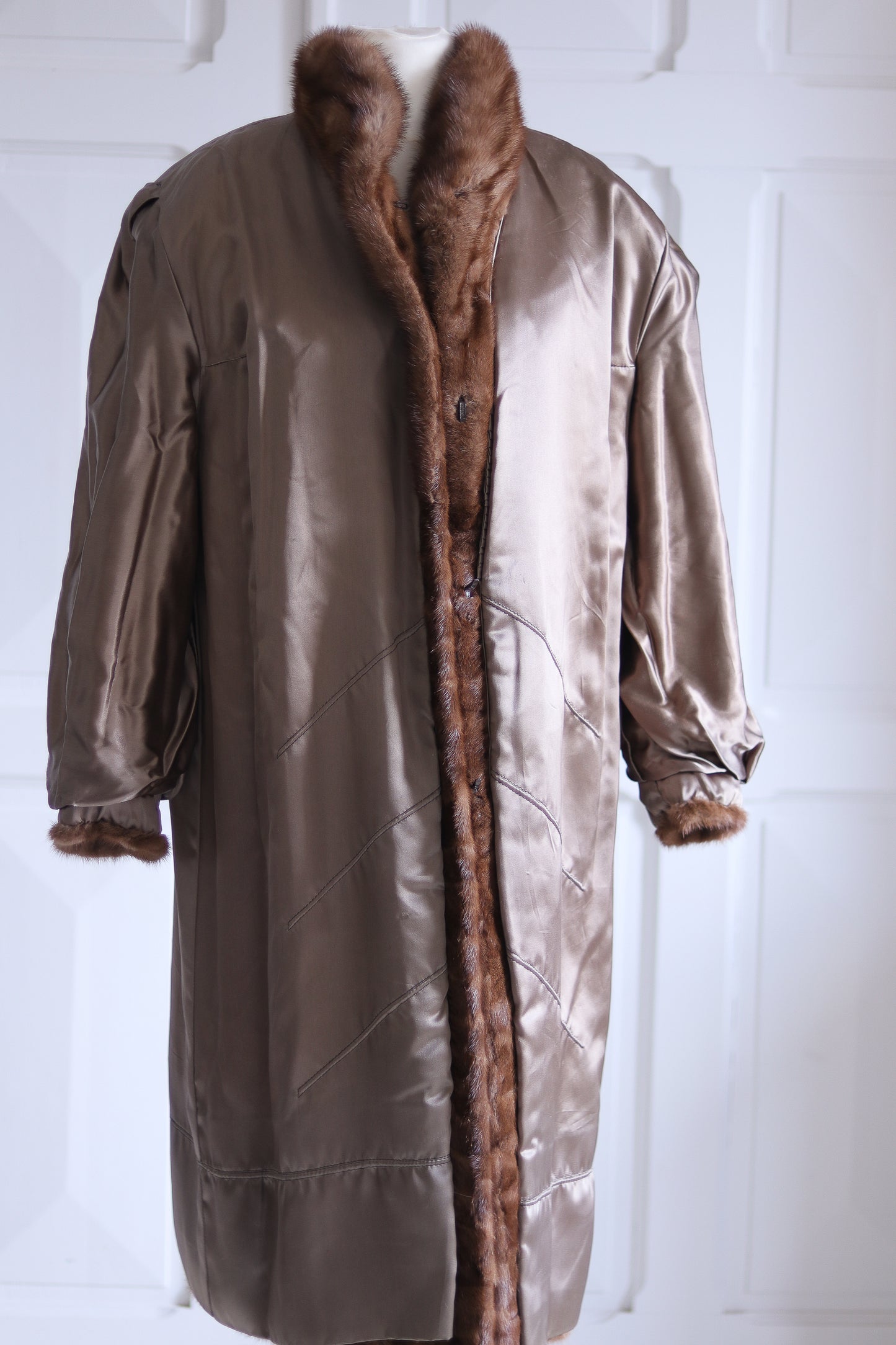 Pierrot Le Loup manteau en vison