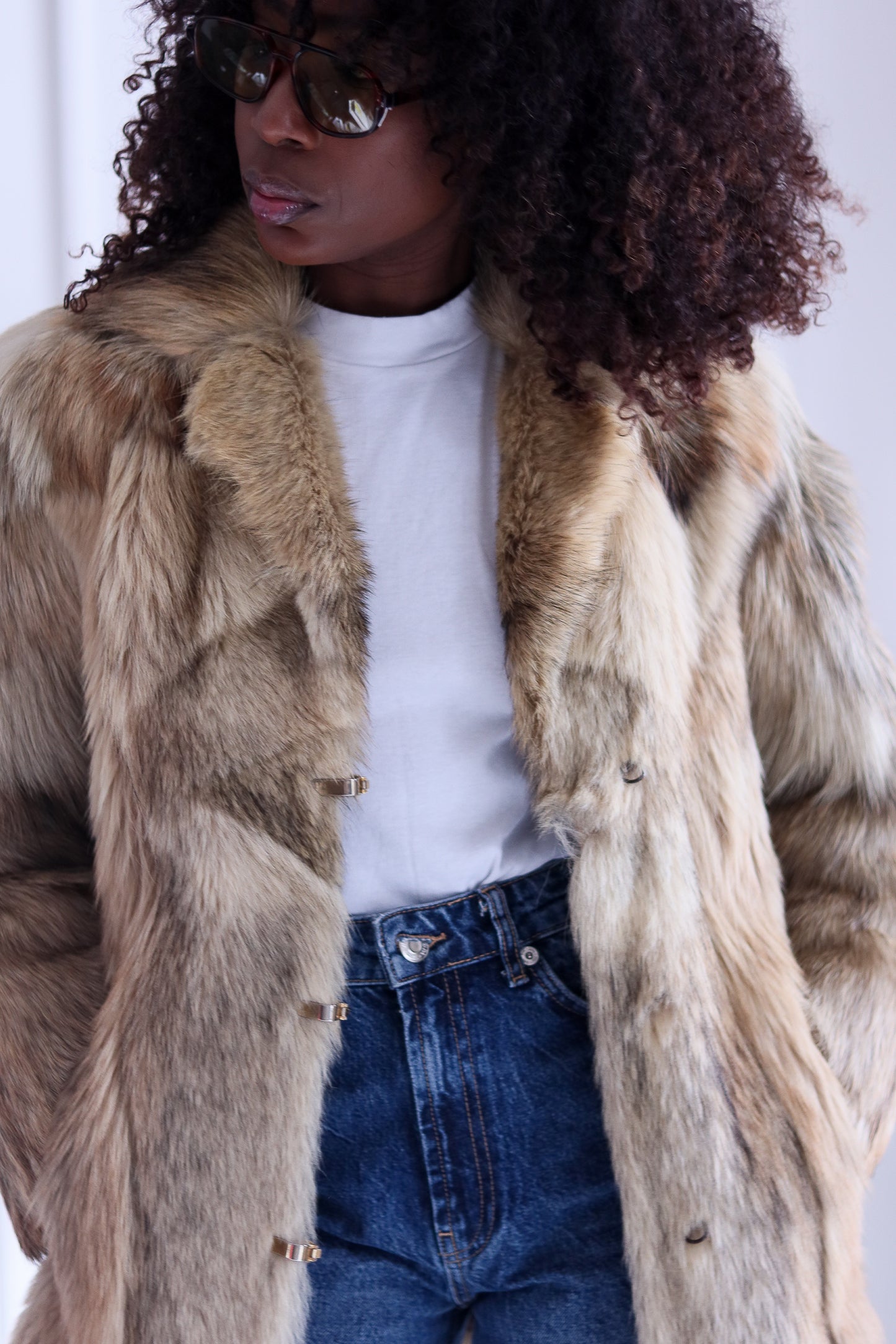 Lucien Toscani veste en fourrure