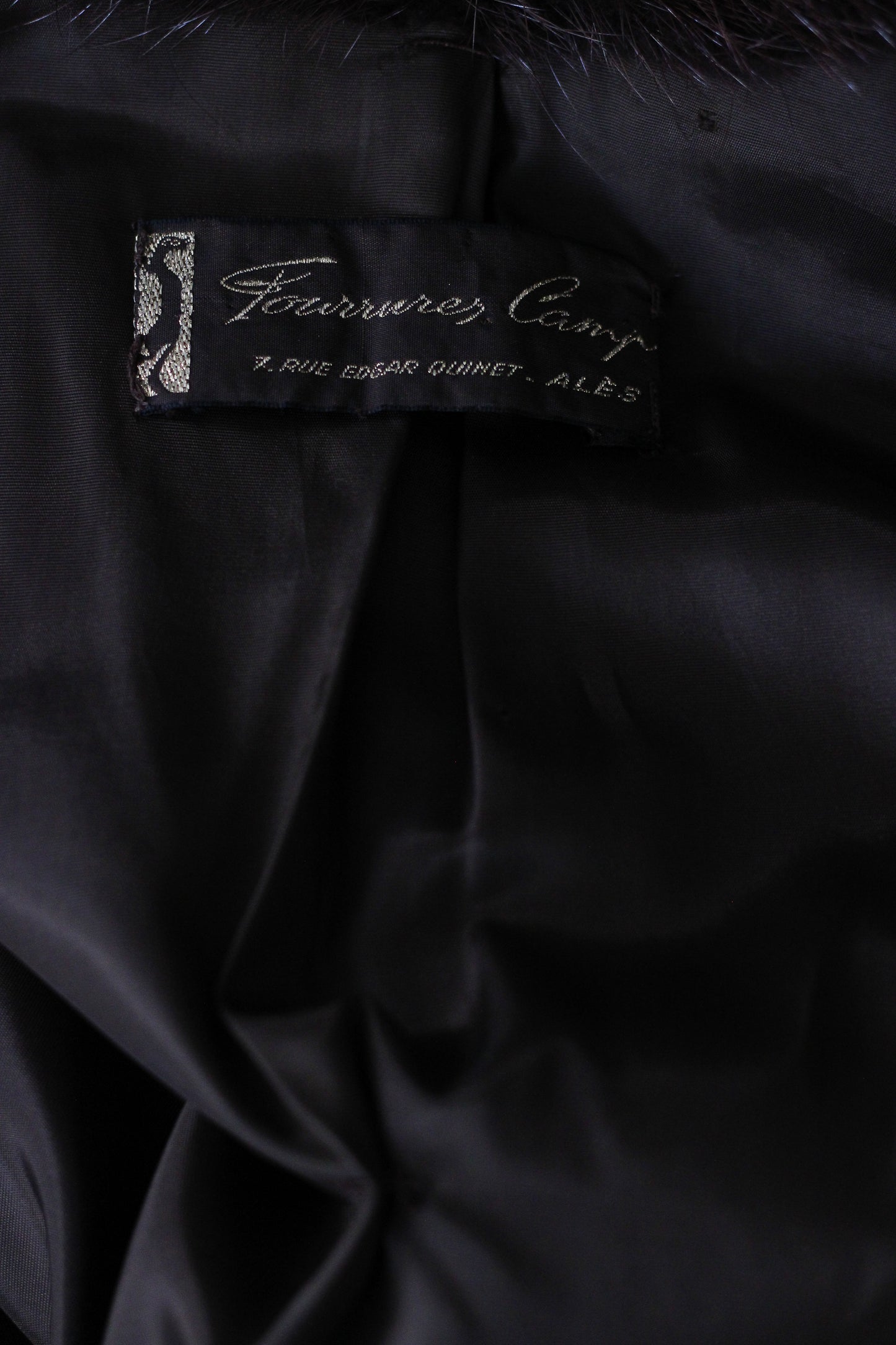 Fourrure Camp manteau fourrure