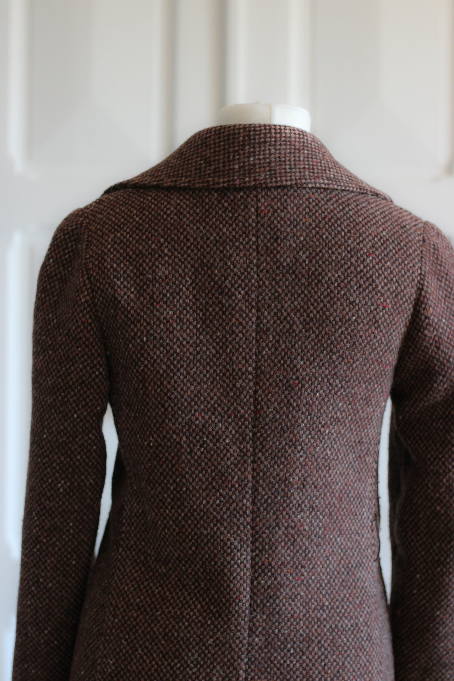 Manteau en laine col large