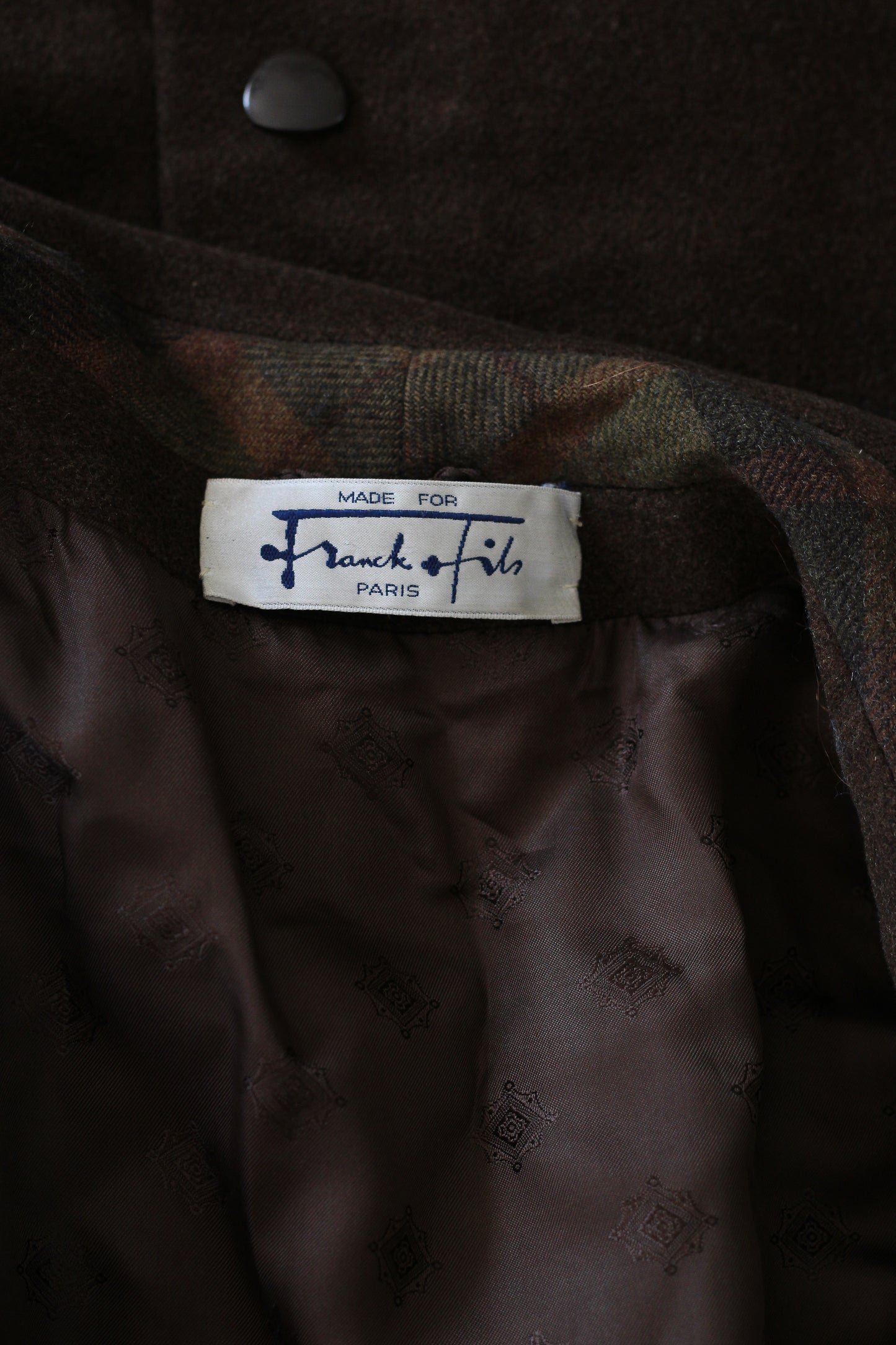 Franck & Fils manteau en laine et cachemire