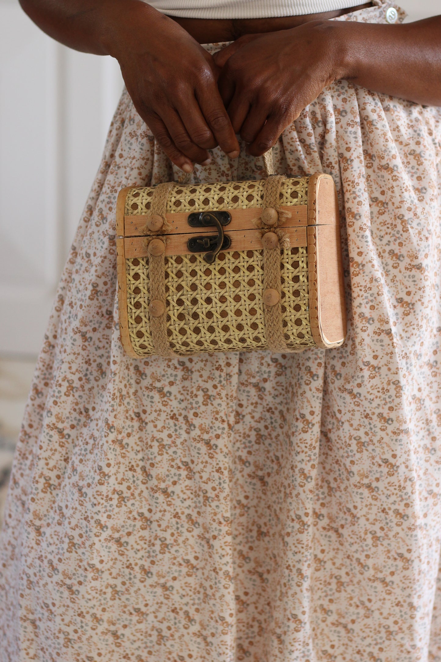 Mini sac à main en osier naturel (Copie)
