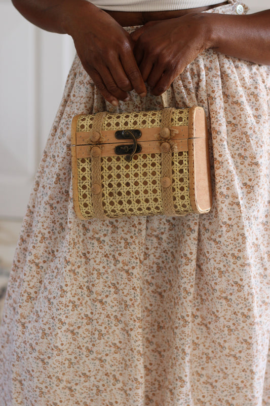 Mini sac à main en osier naturel (Copie)