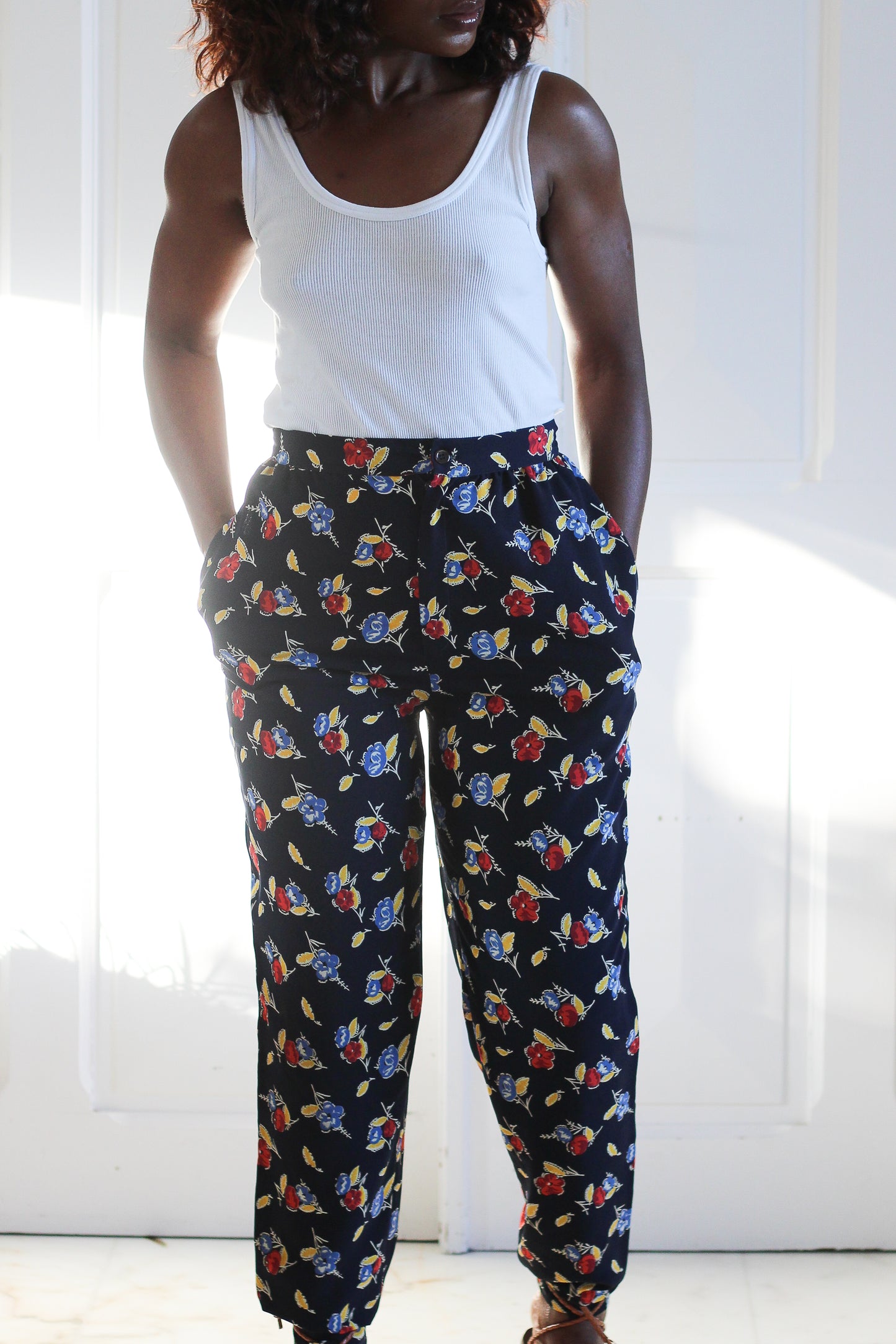 Cacharel pantalon vintage imprimé