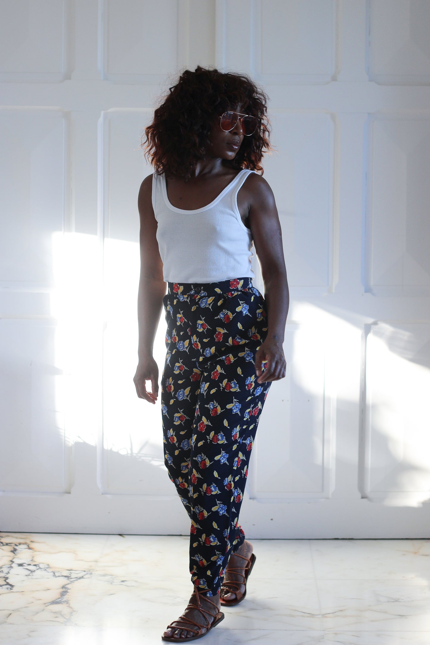 Cacharel pantalon vintage imprimé
