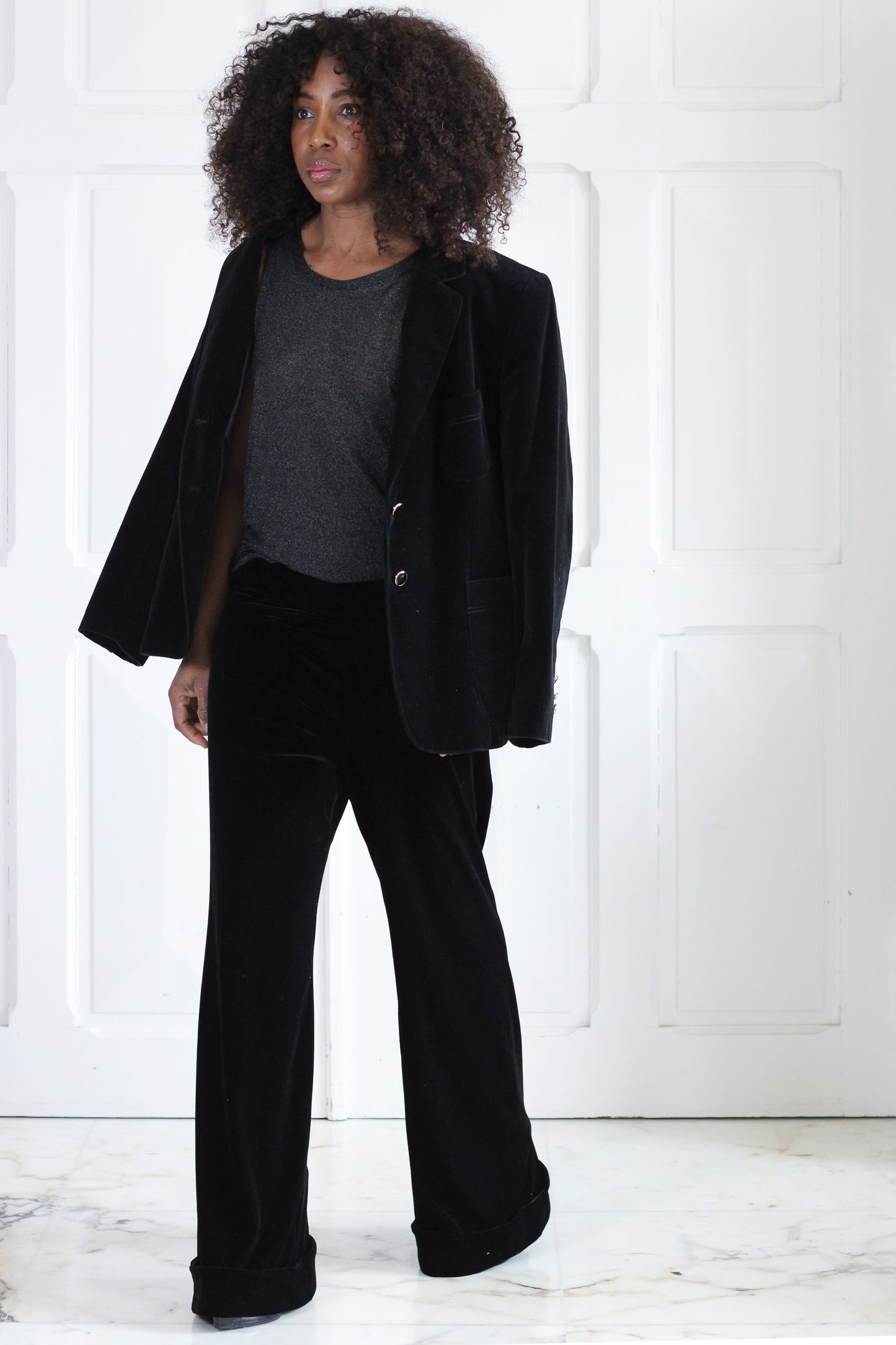 Giorgio Armani pantalon en velours