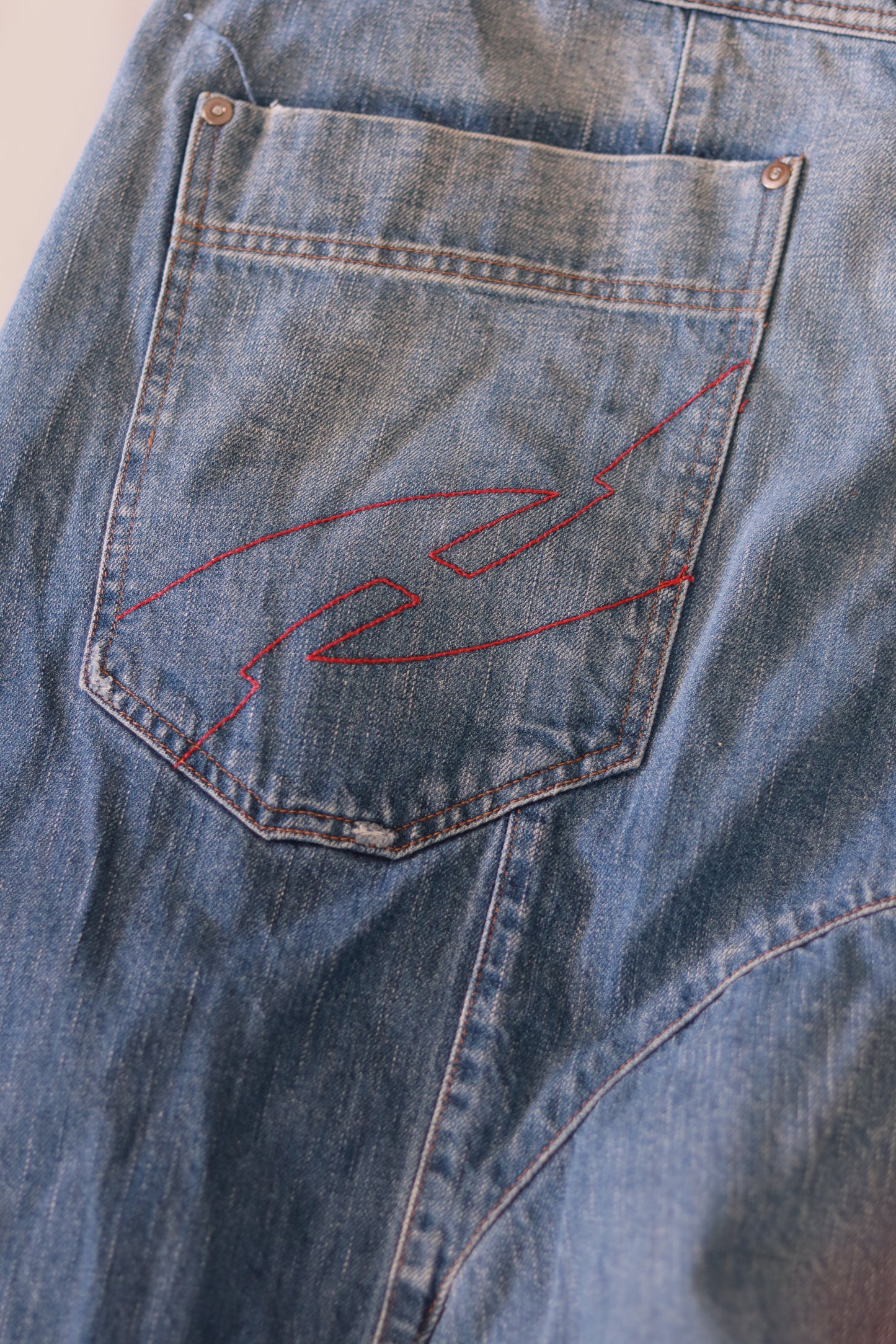 Pantalon jean saroual vintage