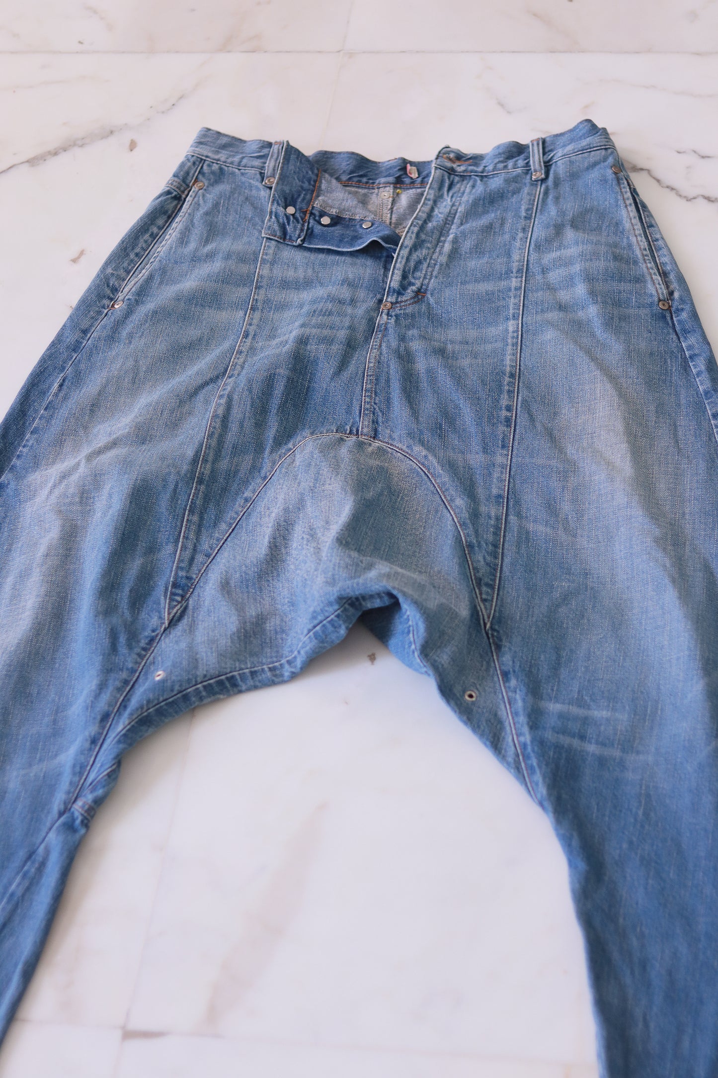 Pantalon jean saroual vintage