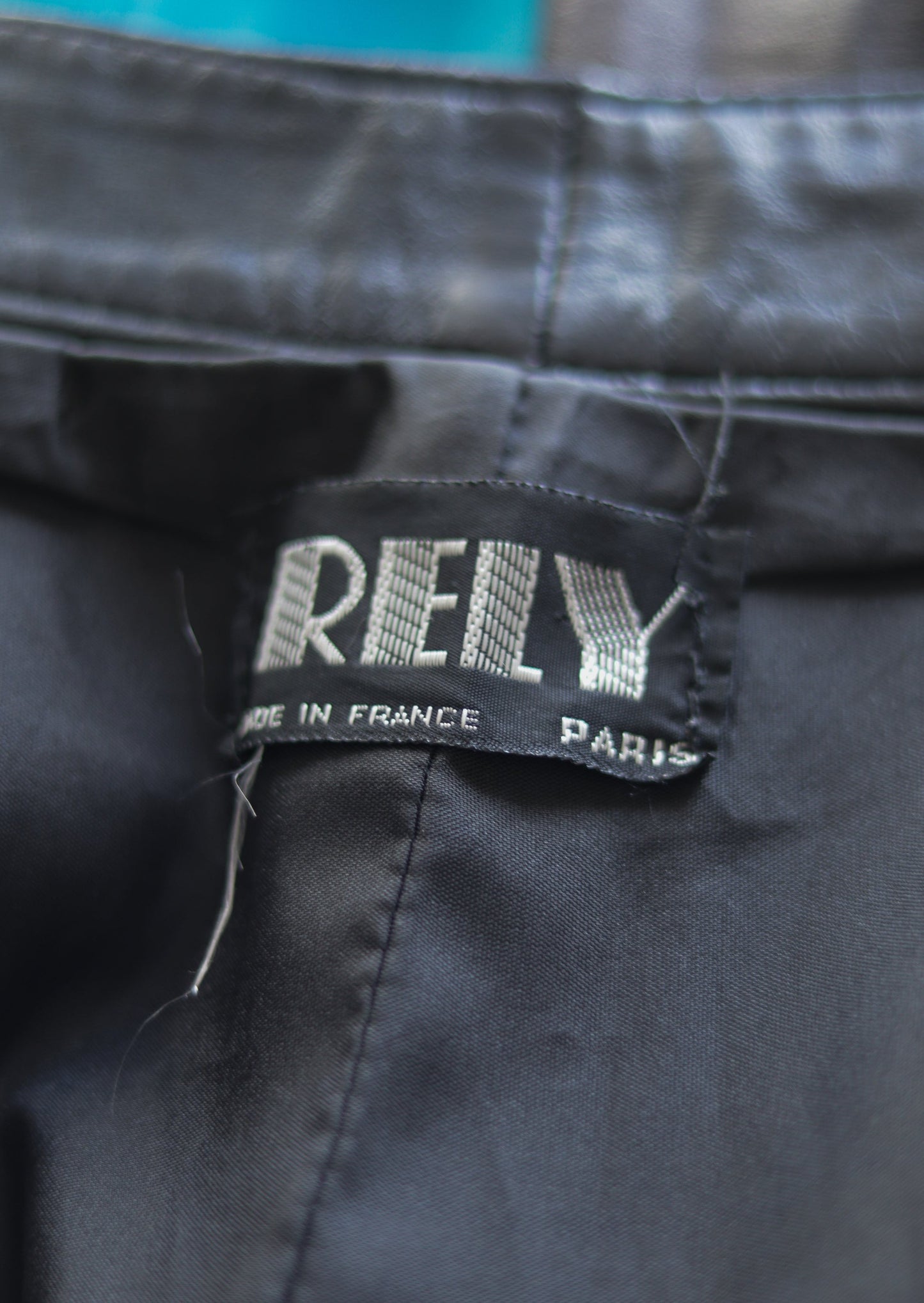 RELY Pantalon cuir 1980