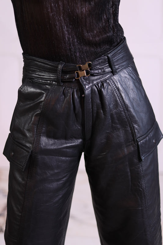 Marithé & François Gibaud pantalon cuir