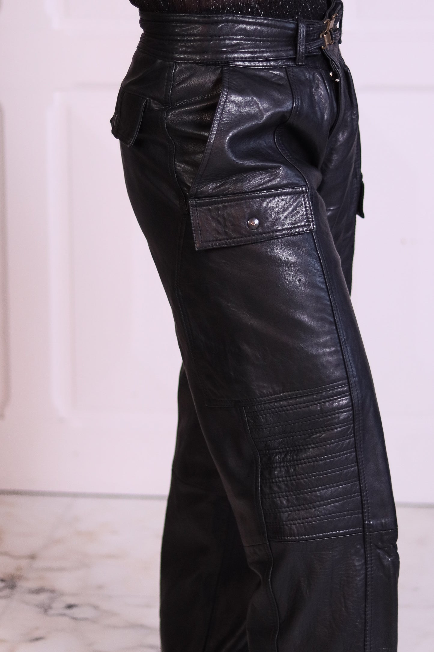 Marithé & François Gibaud pantalon cuir