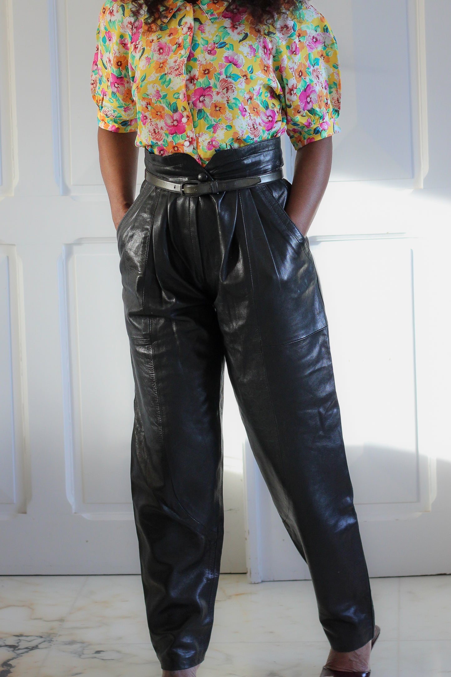 Ranah pantalon cuir