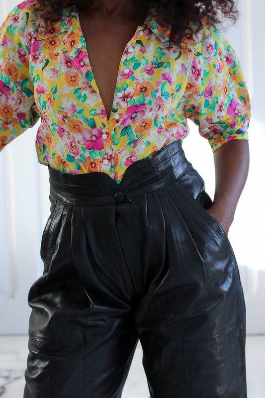 Ranah pantalon cuir