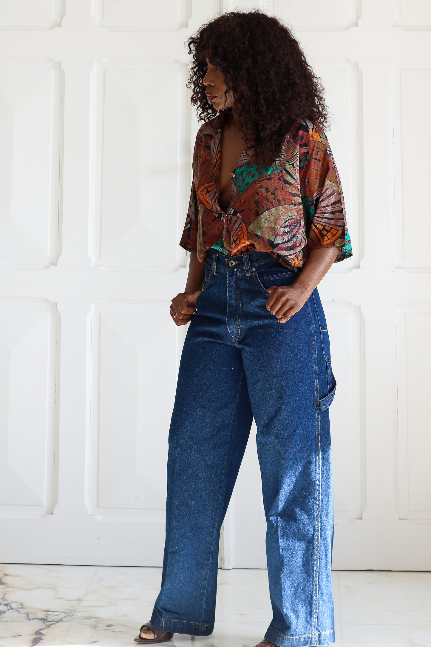 Plugg pantalon jean années 1990