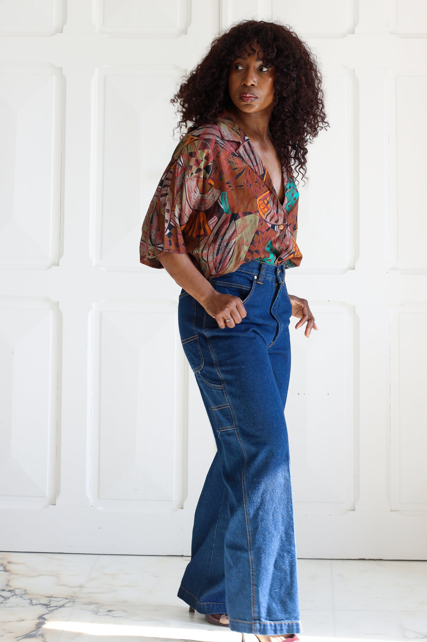 Plugg pantalon jean années 1990