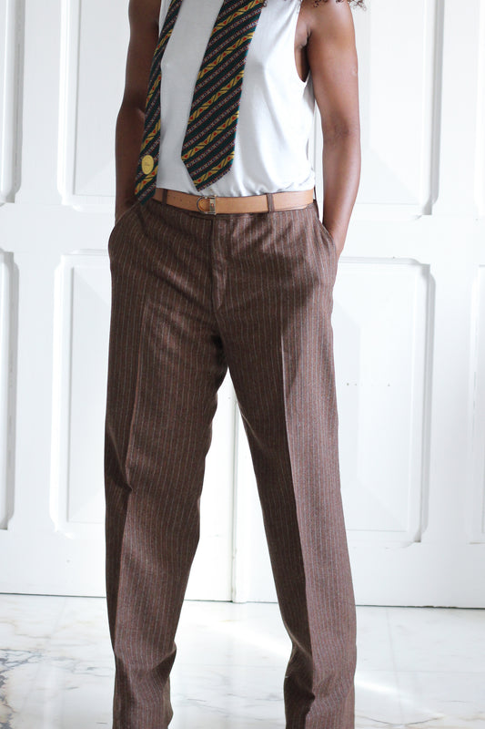 Made in France pantalon à motifs rayures