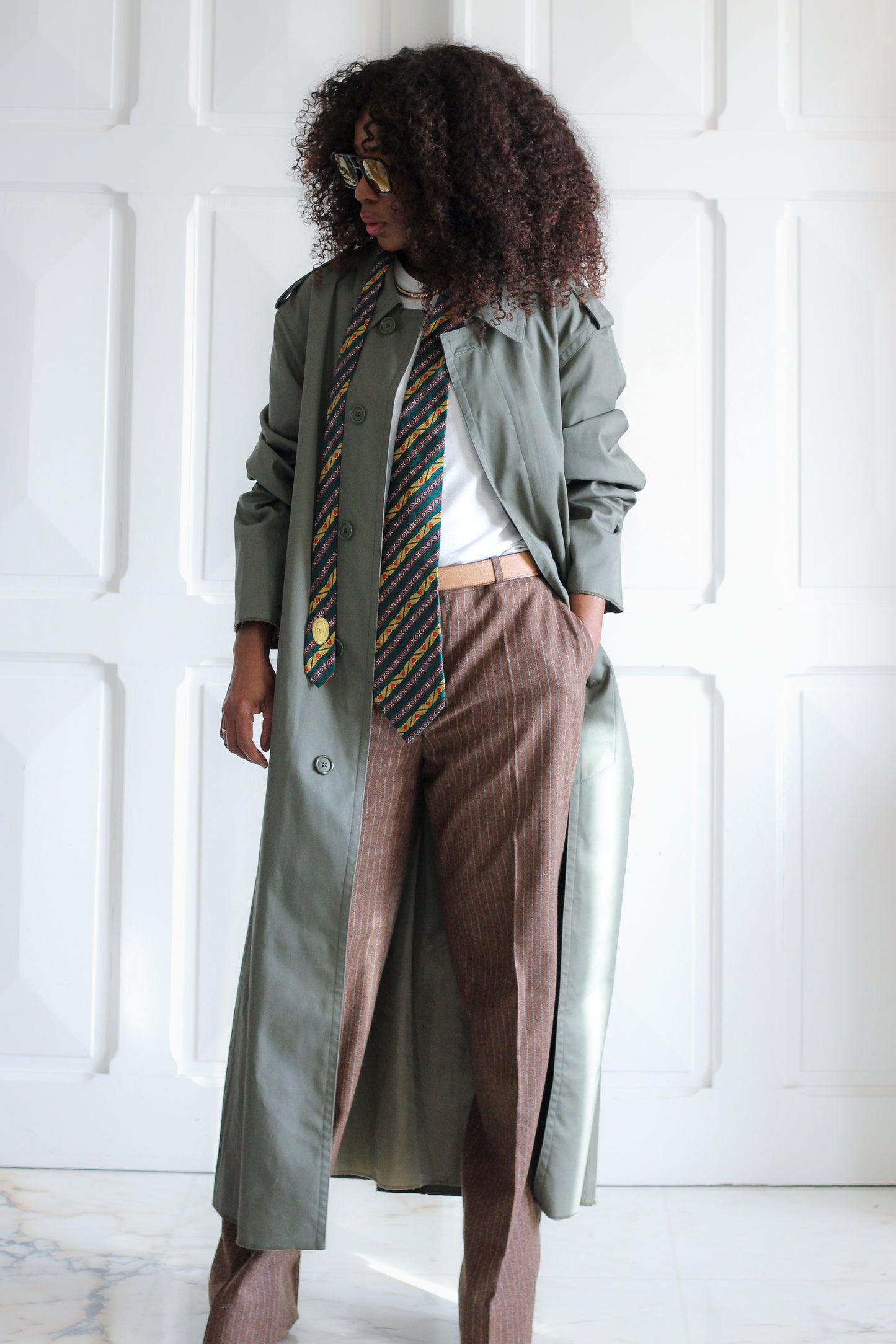 Made in France pantalon à motifs rayures