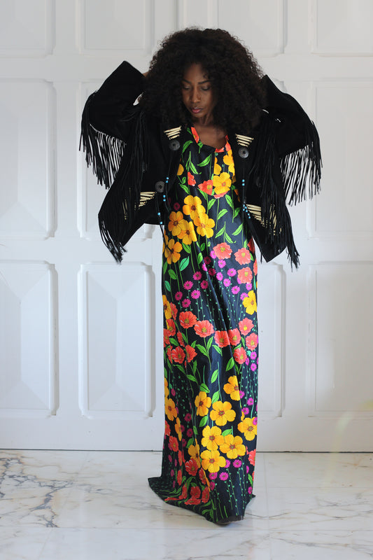 Georges Kay longue robe floral