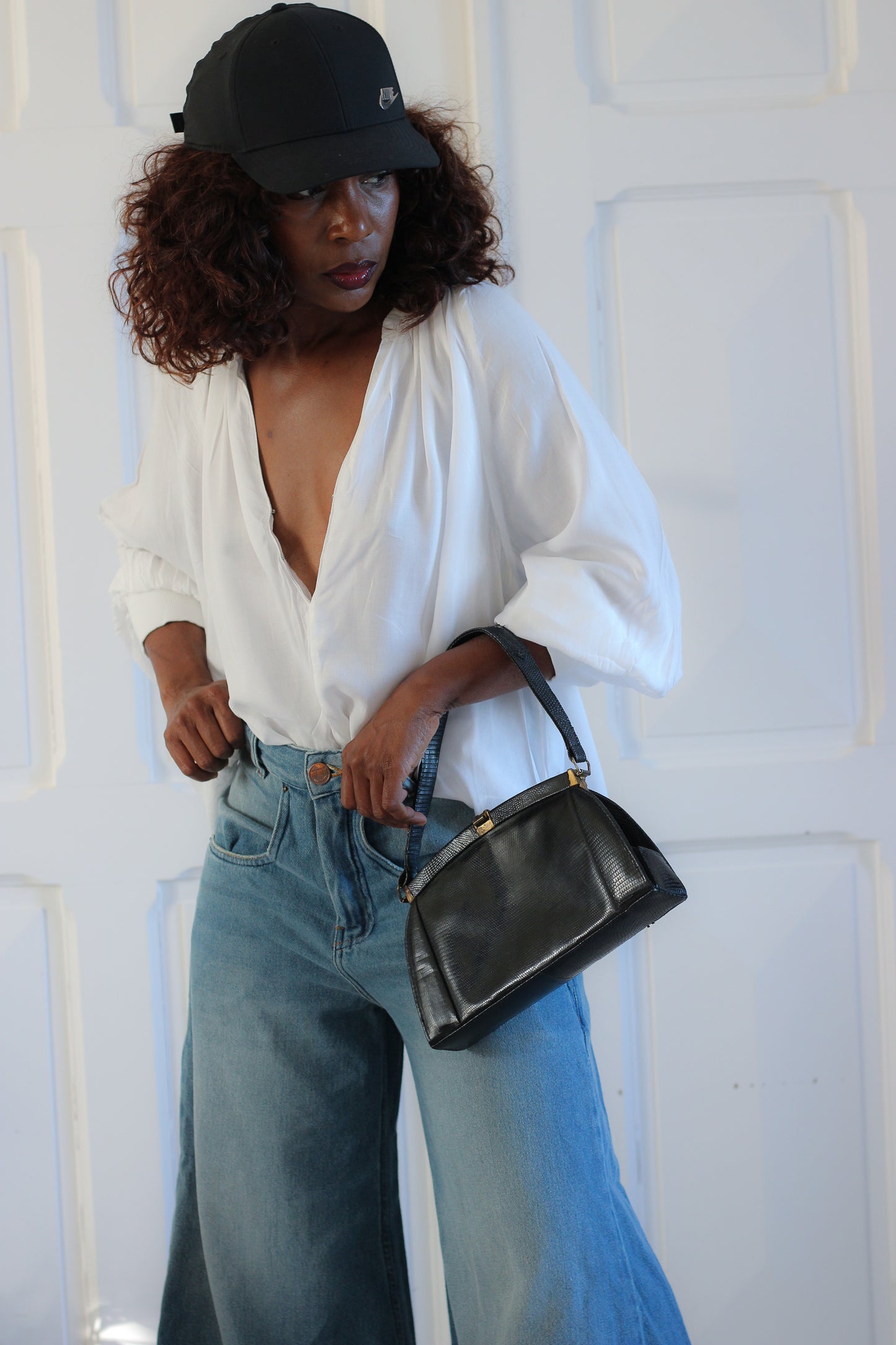 Sac en cuir lézard
