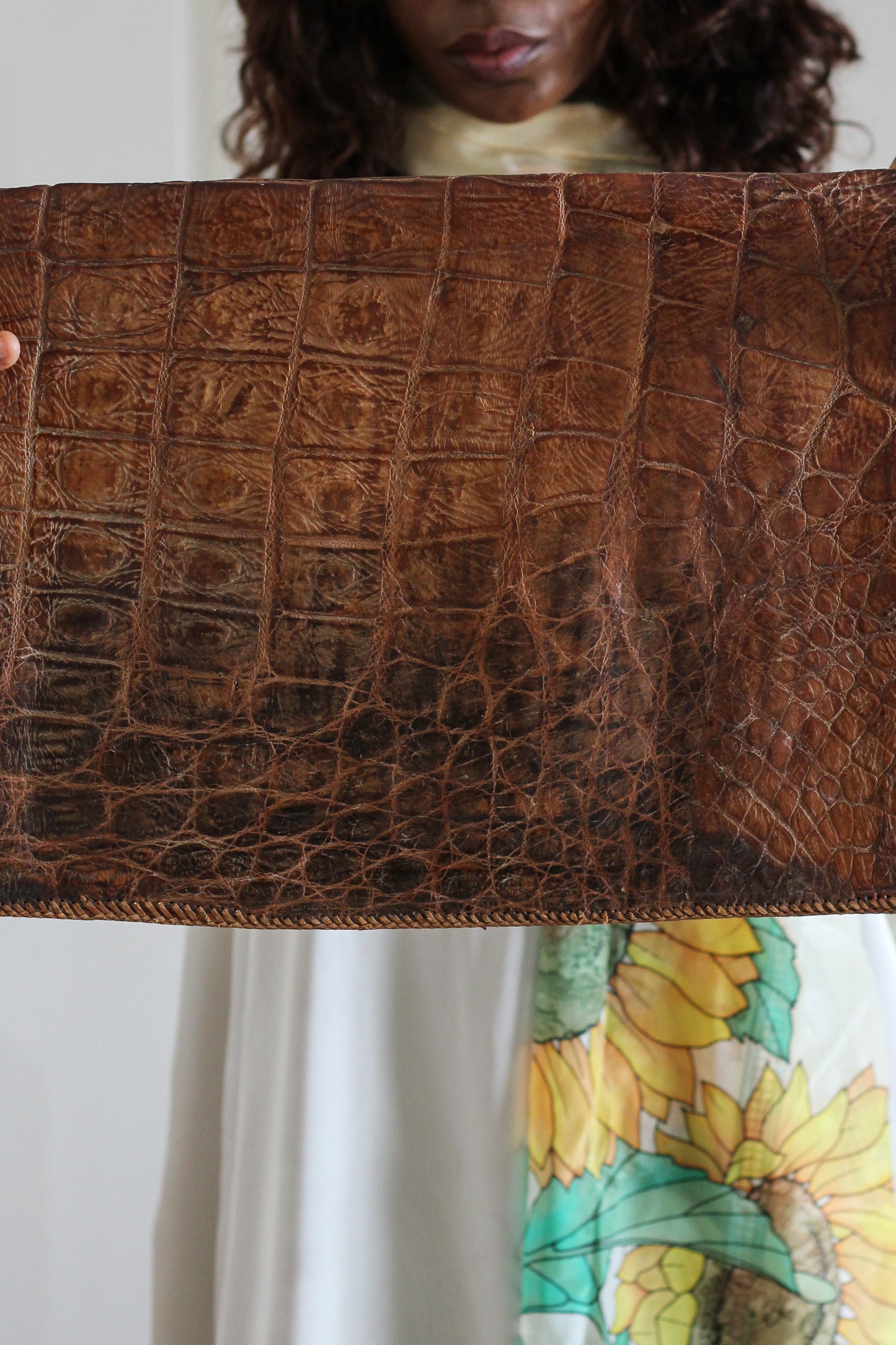 Maxi pochette porte document vintage