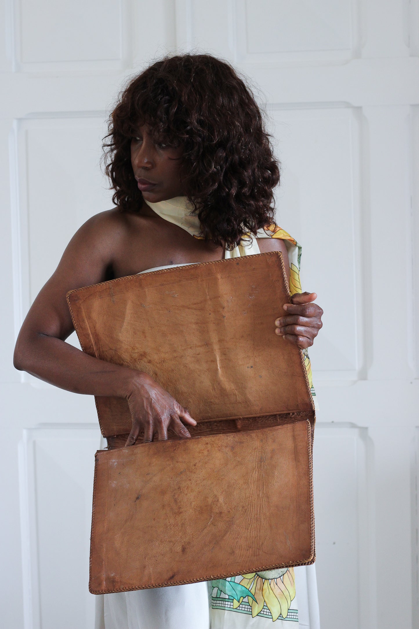 Maxi pochette porte document vintage