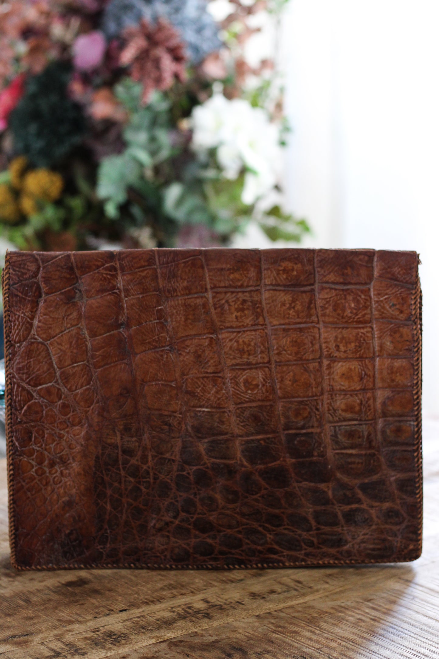 Maxi pochette porte document vintage