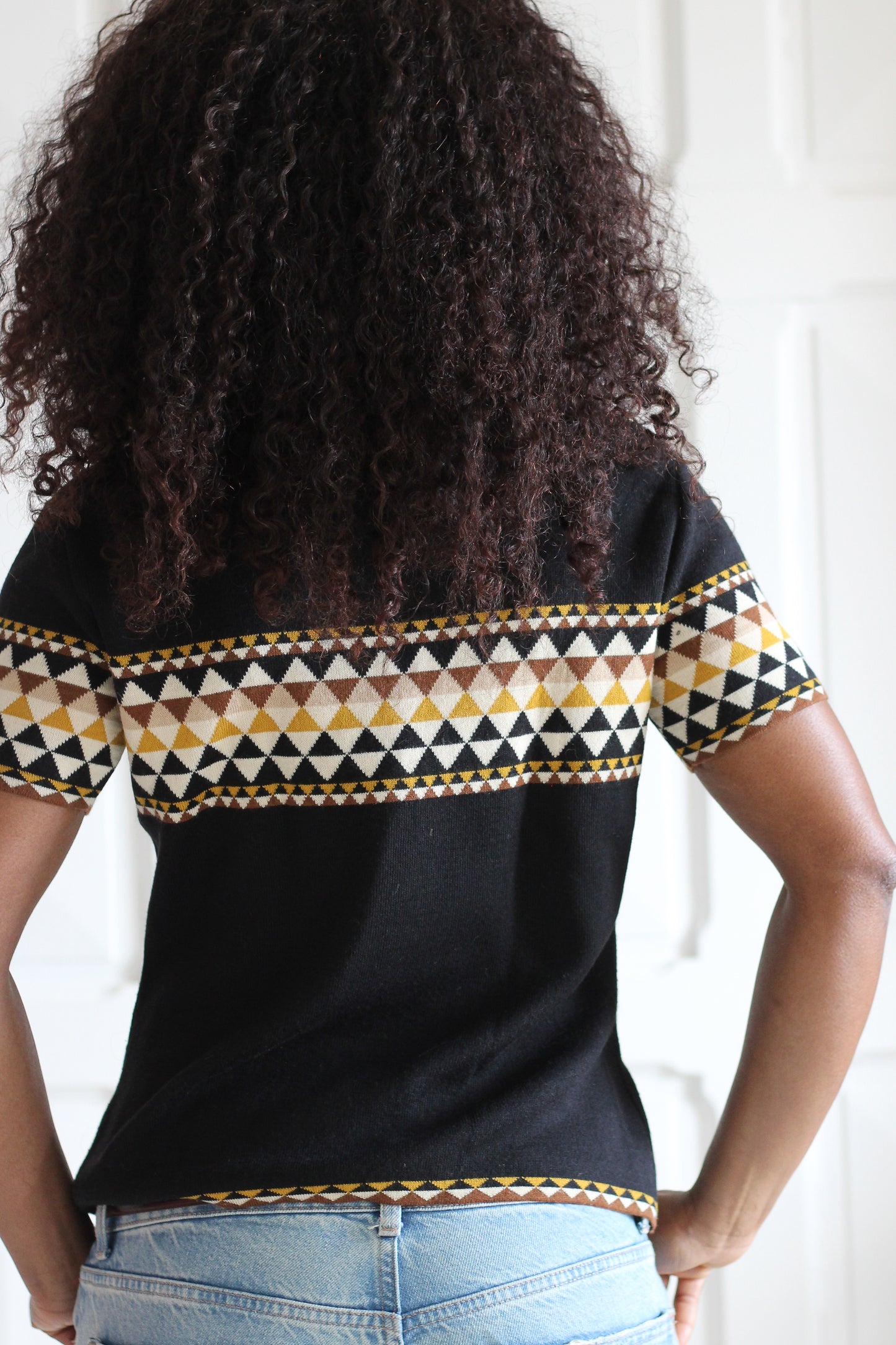 Alain Manoukian tricot à motifs
