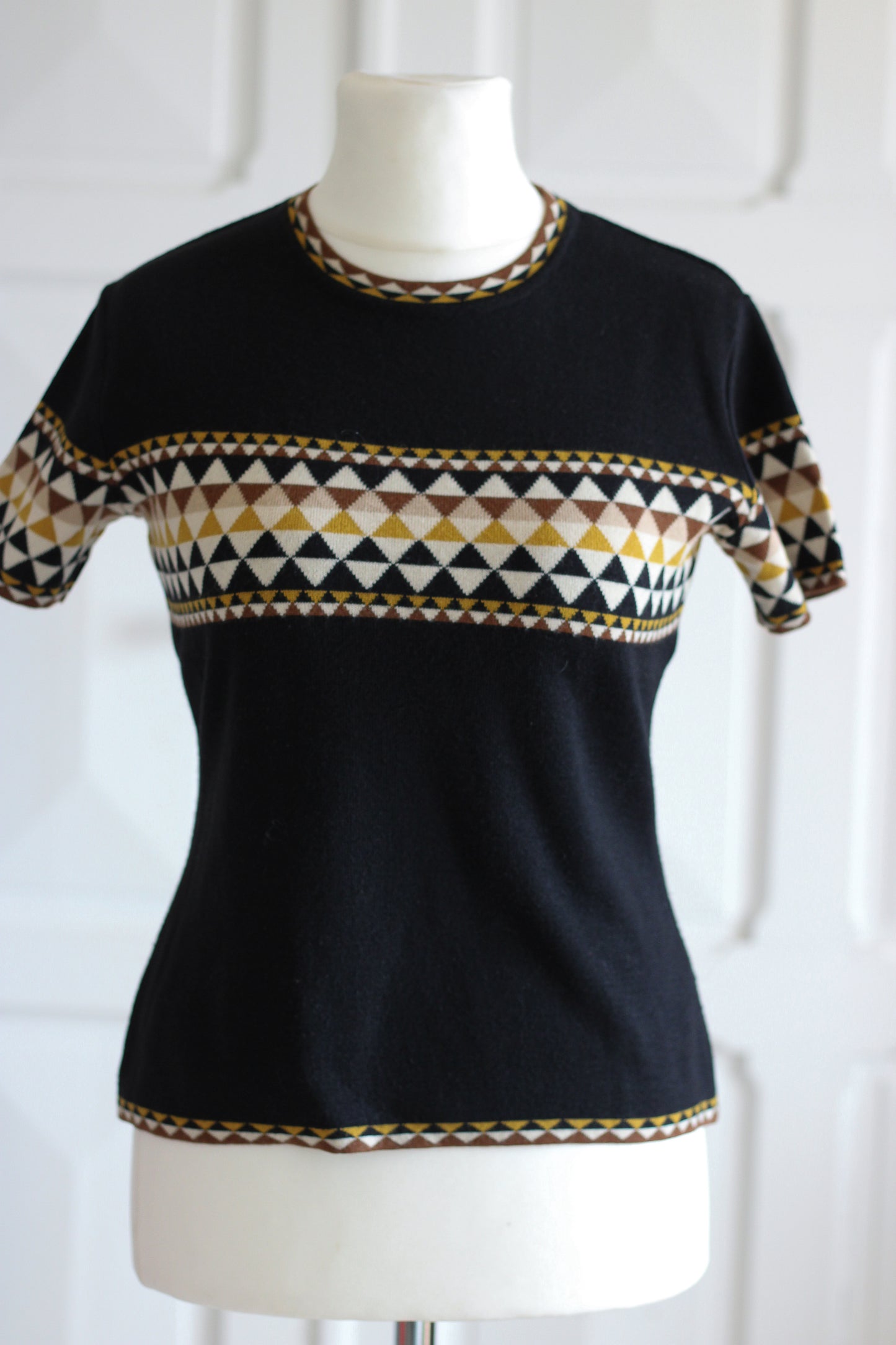 Alain Manoukian tricot à motifs