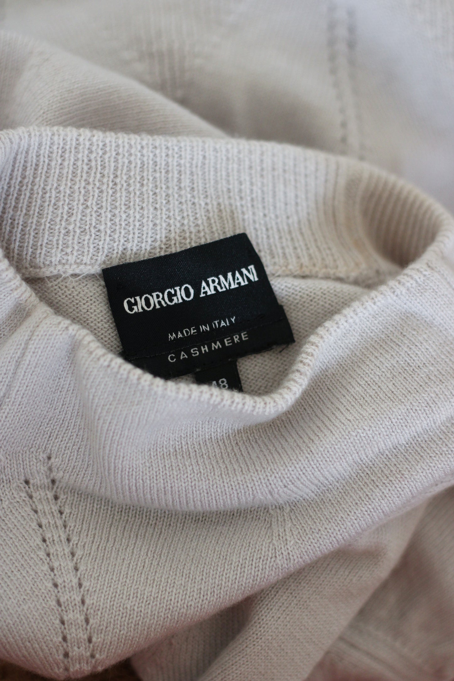 Giorgio Armani tricot en cachemire