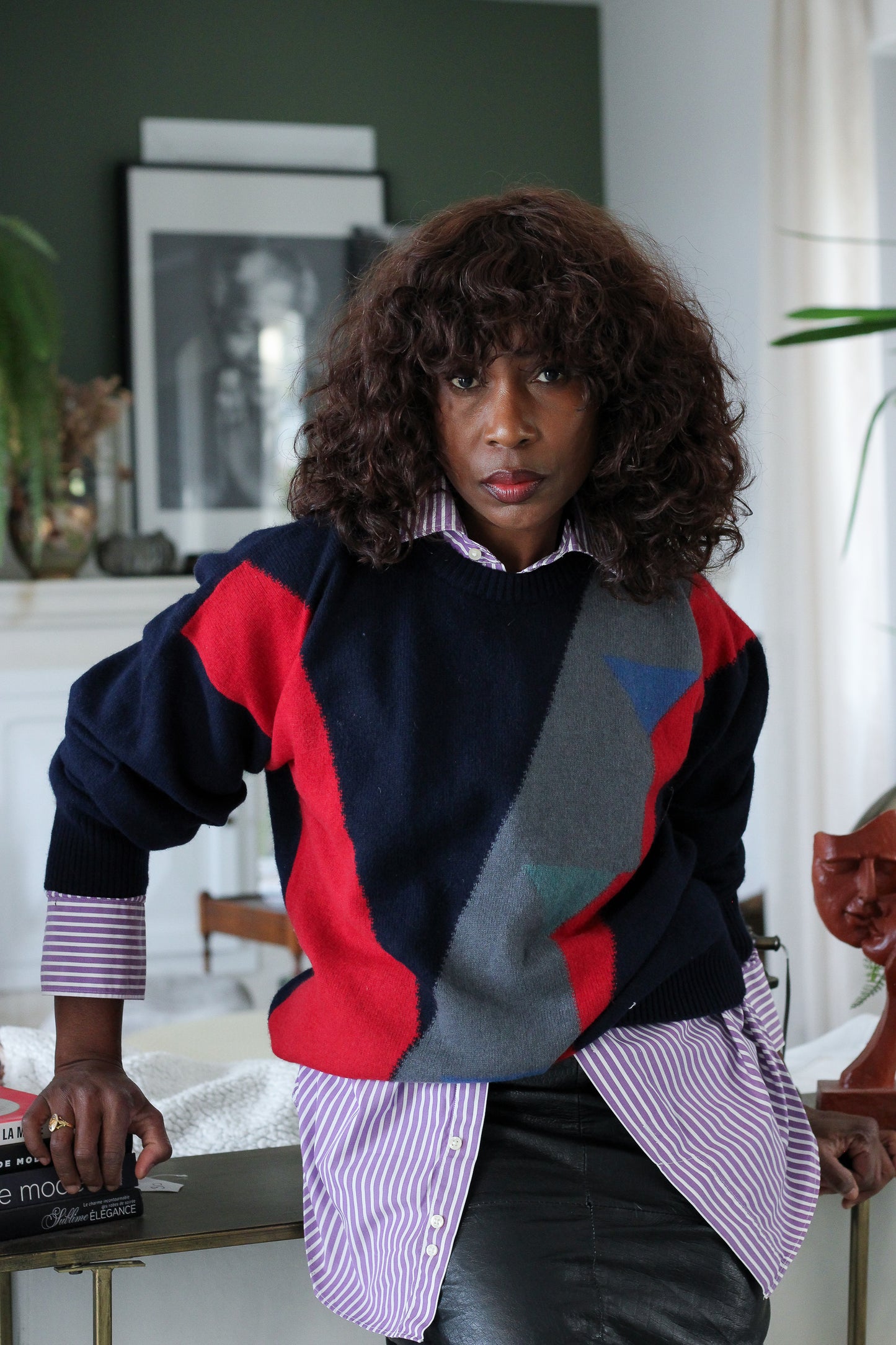 Paul Fortica pull en laine