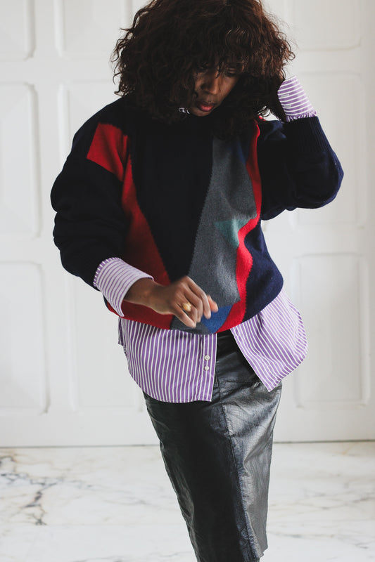 Paul Fortica pull en laine