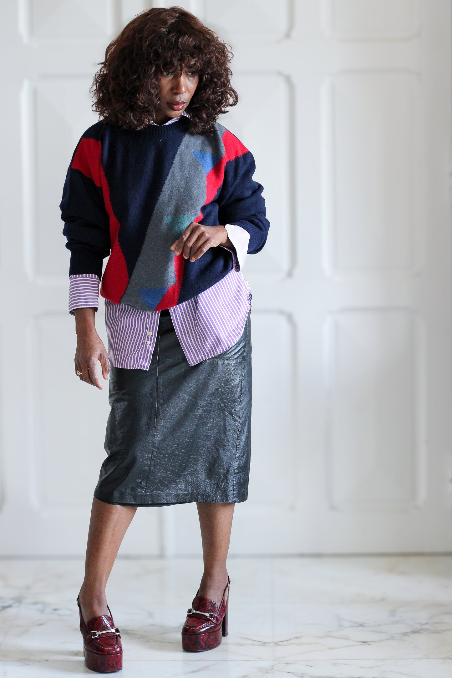 Paul Fortica pull en laine