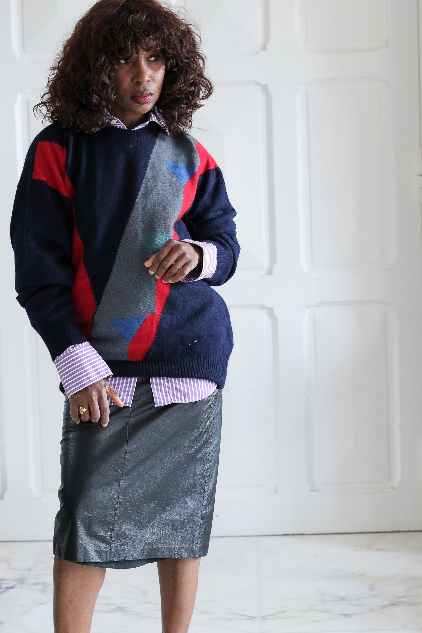 Paul Fortica pull en laine