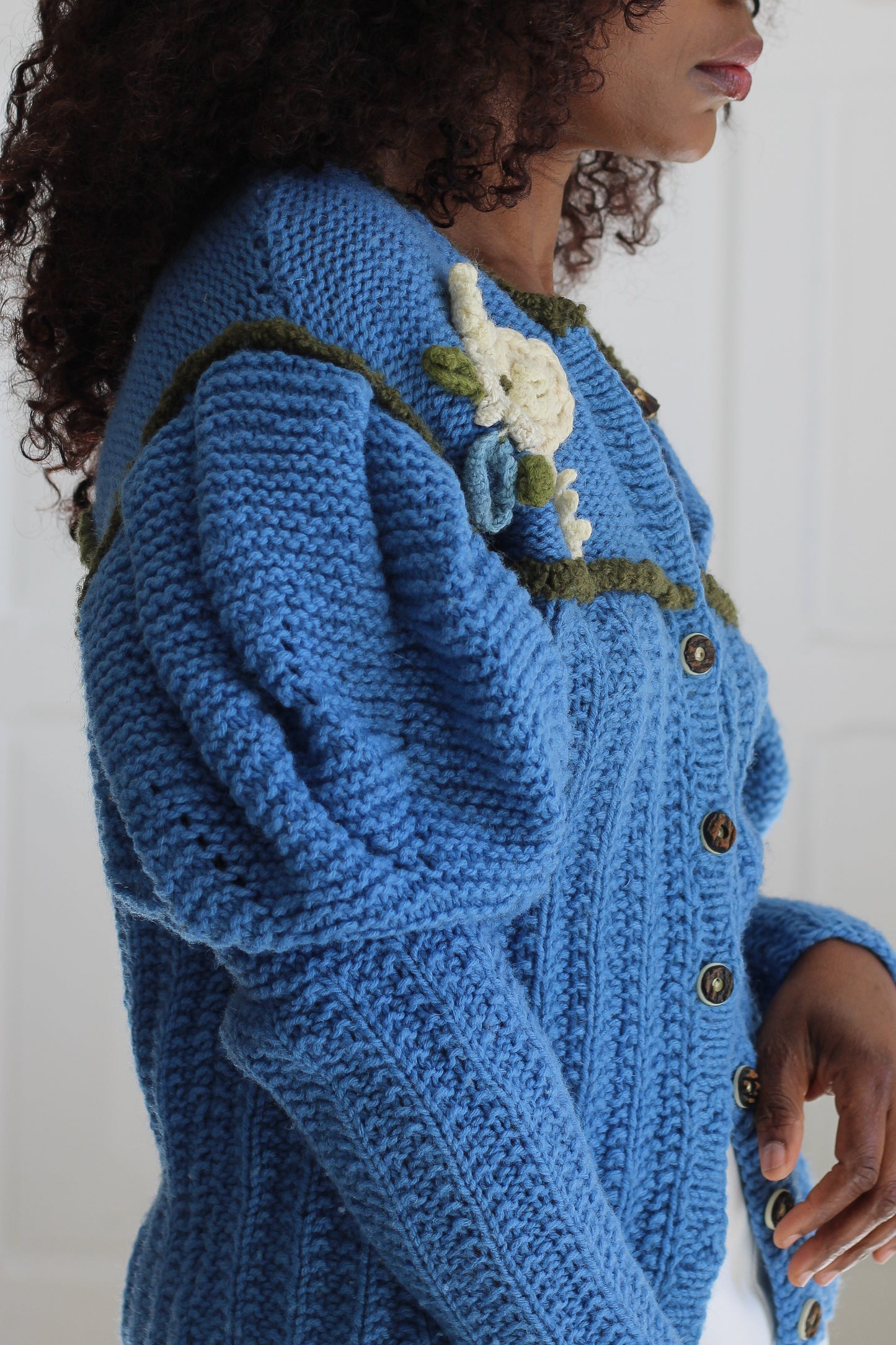 Fait main cardigan tricot