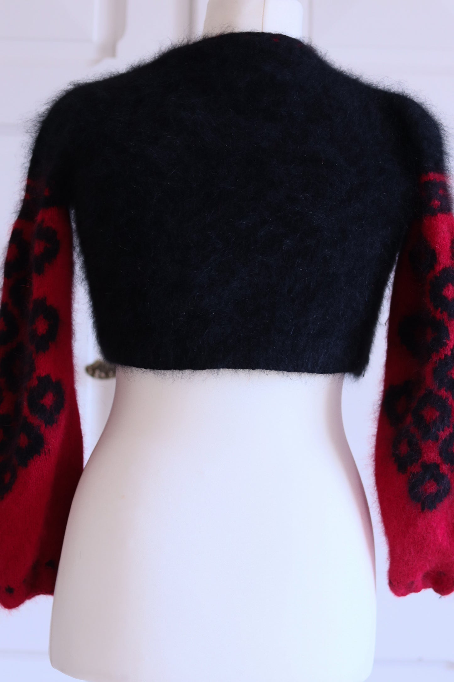 Fait main boléro vintage en mohair