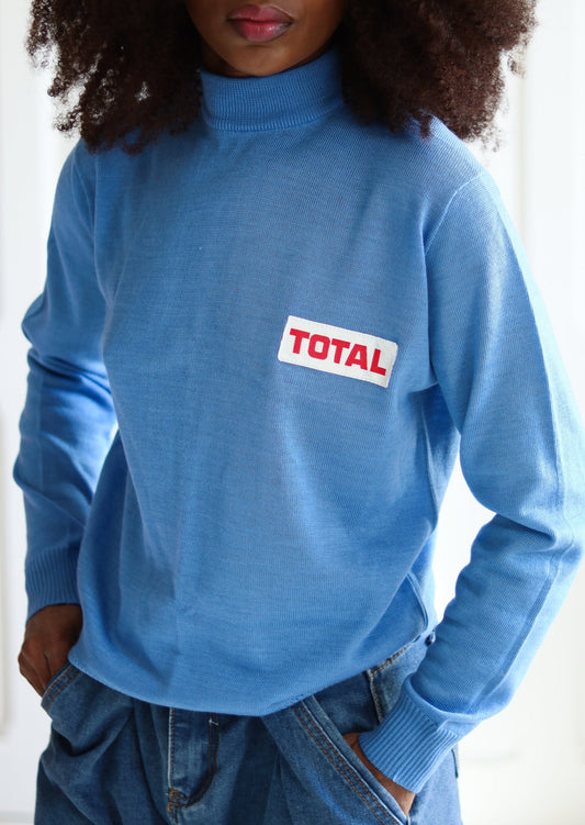 TOTAL pull tricot vintage