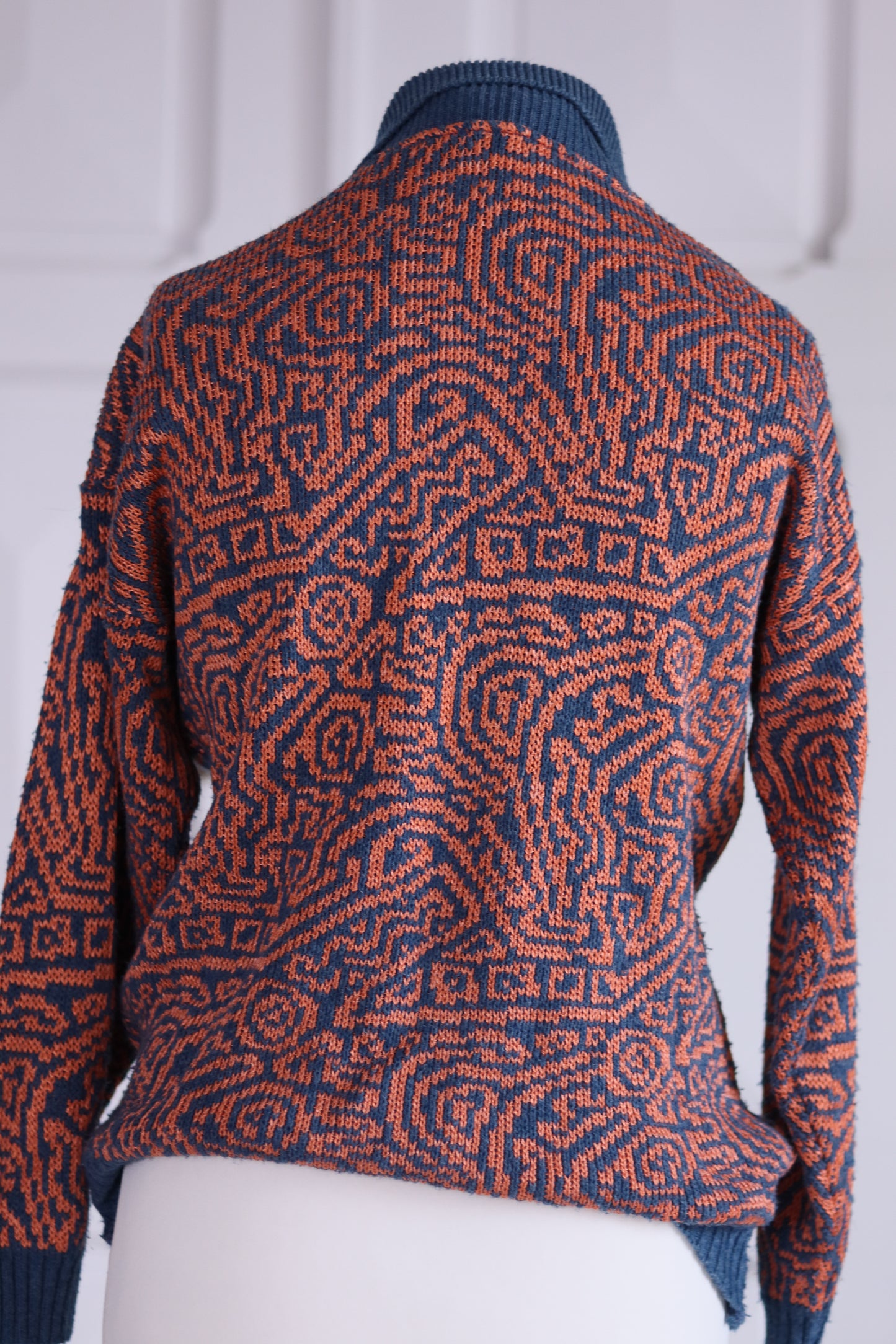 Pull en maille vintage années 1980