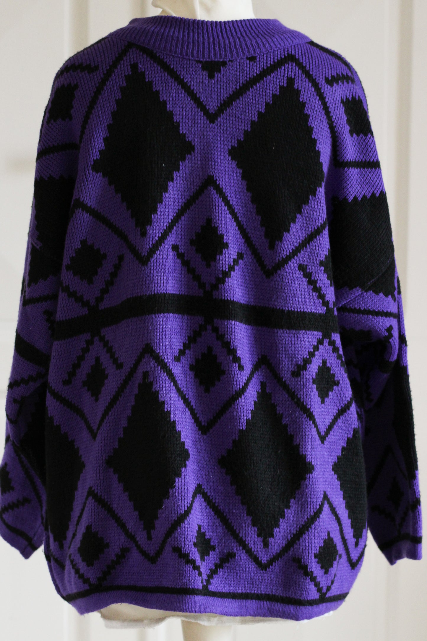Pull vintage col rond